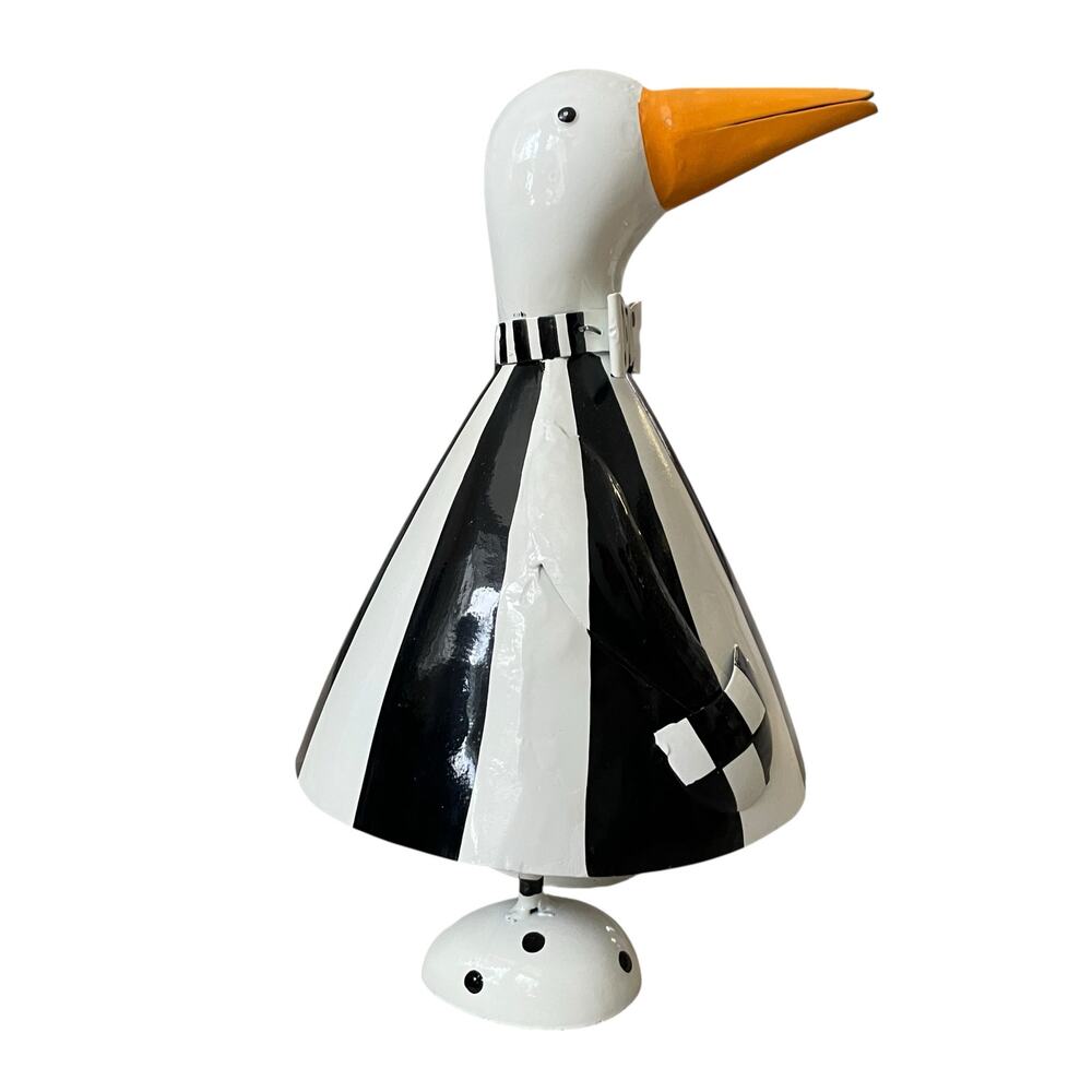 Mackenzie-Childs Striped Metal Goose 11.75in NEW - Picture 13 of 13